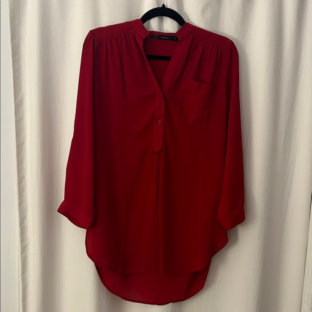 Women’s Red Blouse